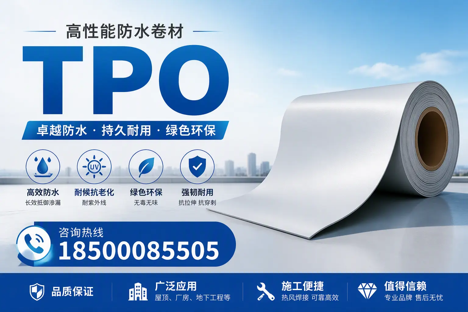 TPO材料的环保特性及其在澄迈的应用